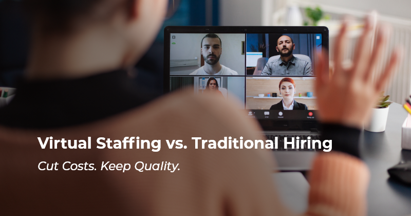Cost-benefit comparison of virtual staffing vs. traditional hiring by Claritus Consulting