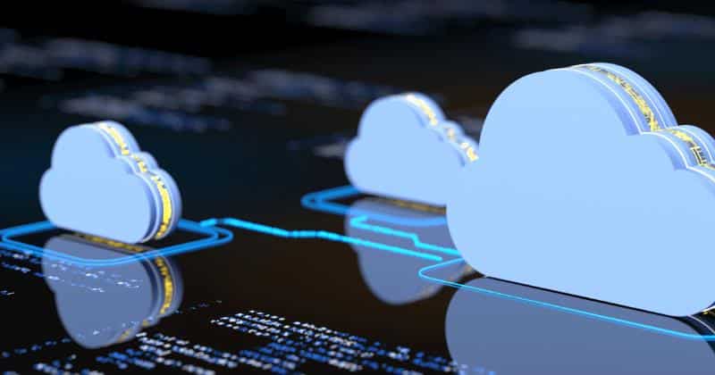 Enterprise cloud governance framework illustration showing secure cloud foundation, Zero Trust architecture, compliance, and FinOps visibility.