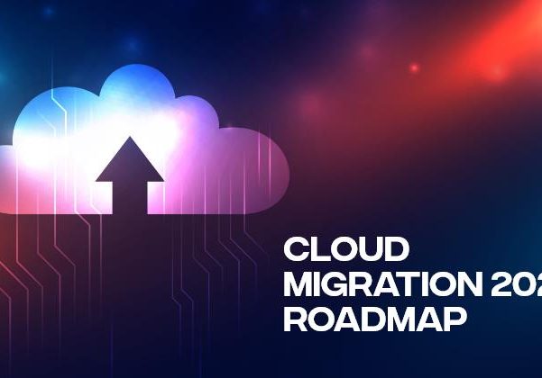 Azure cloud migration roadmap visual showing governance, security baselines, landing zone setup, and modernisation stages for enterprise IT teams